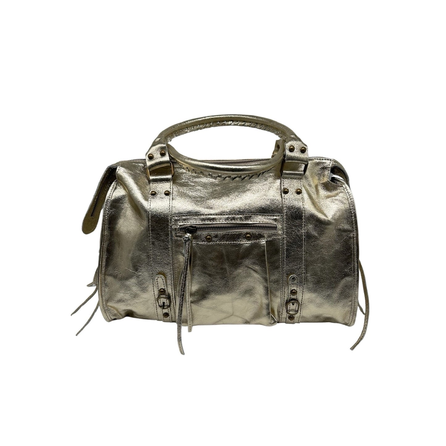 Sac à main Leona grand format doré