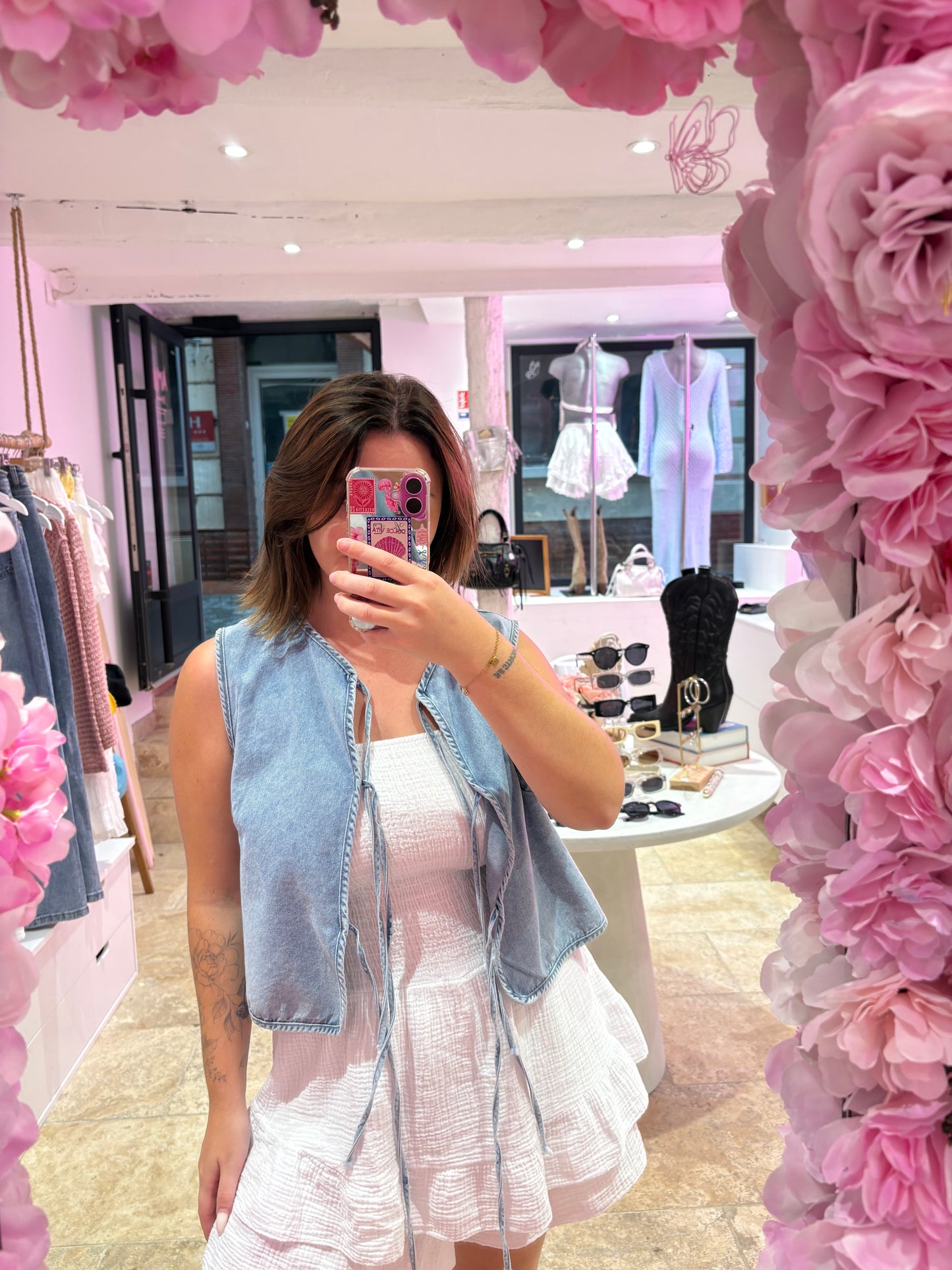 Denim top