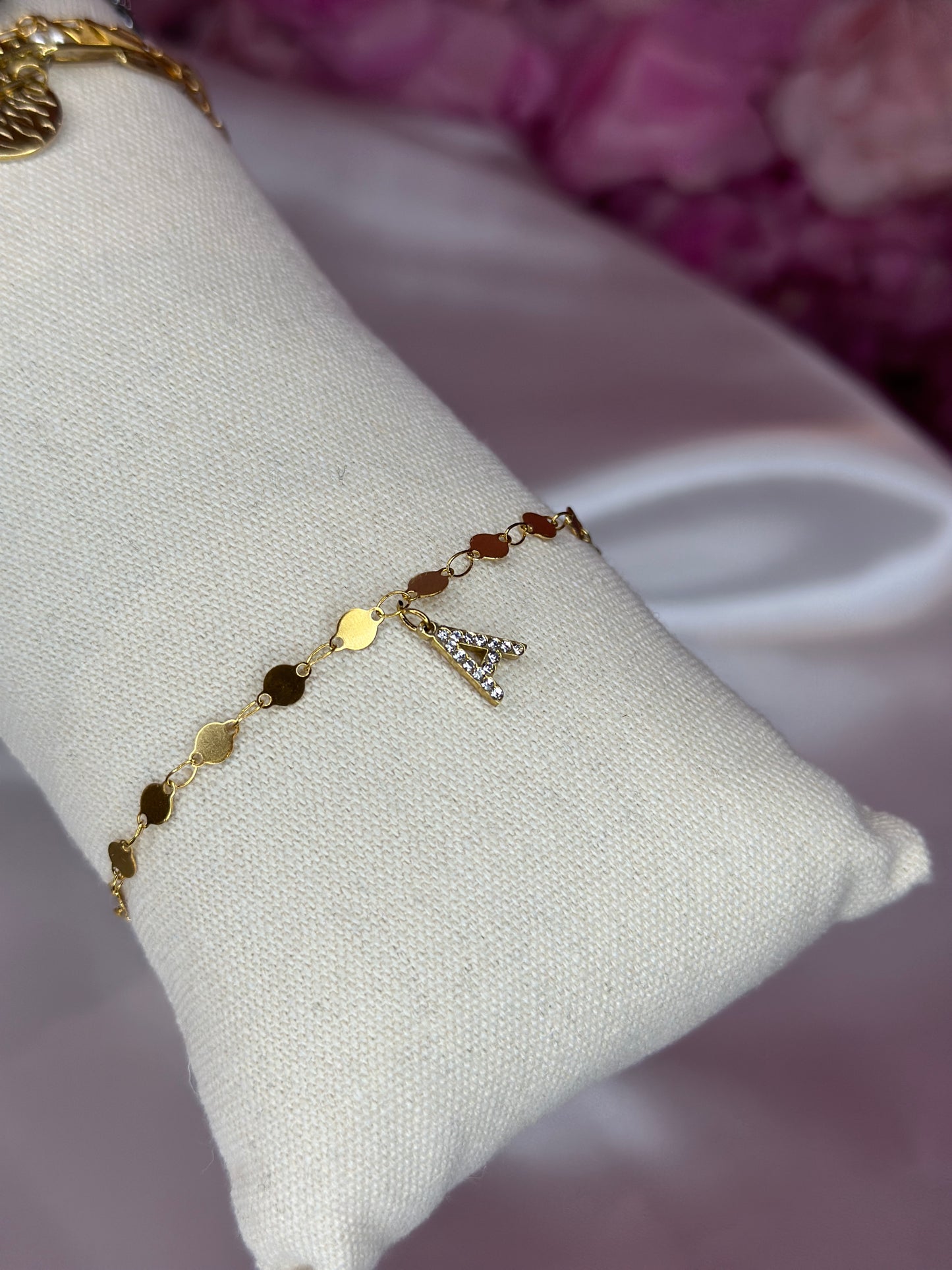 Bracelet lettre personnalisé