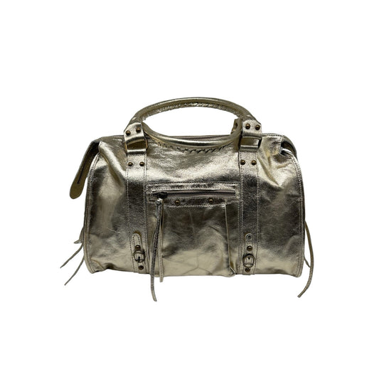 Sac à main Leona grand format doré