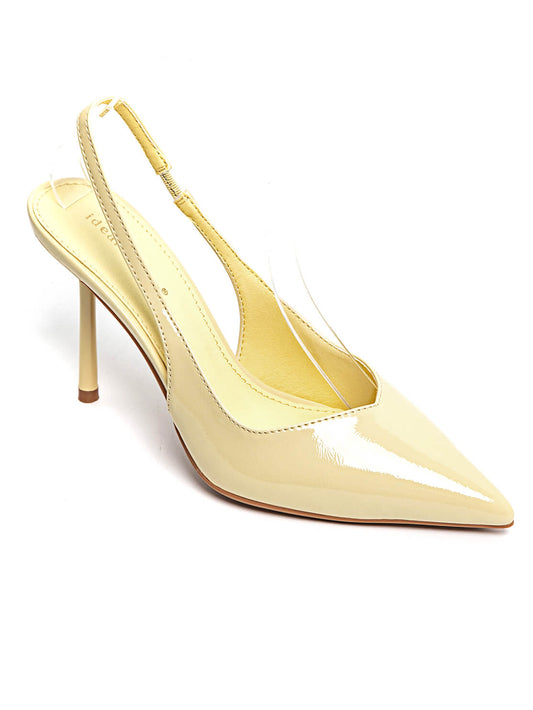 Escarpins vernies jaune