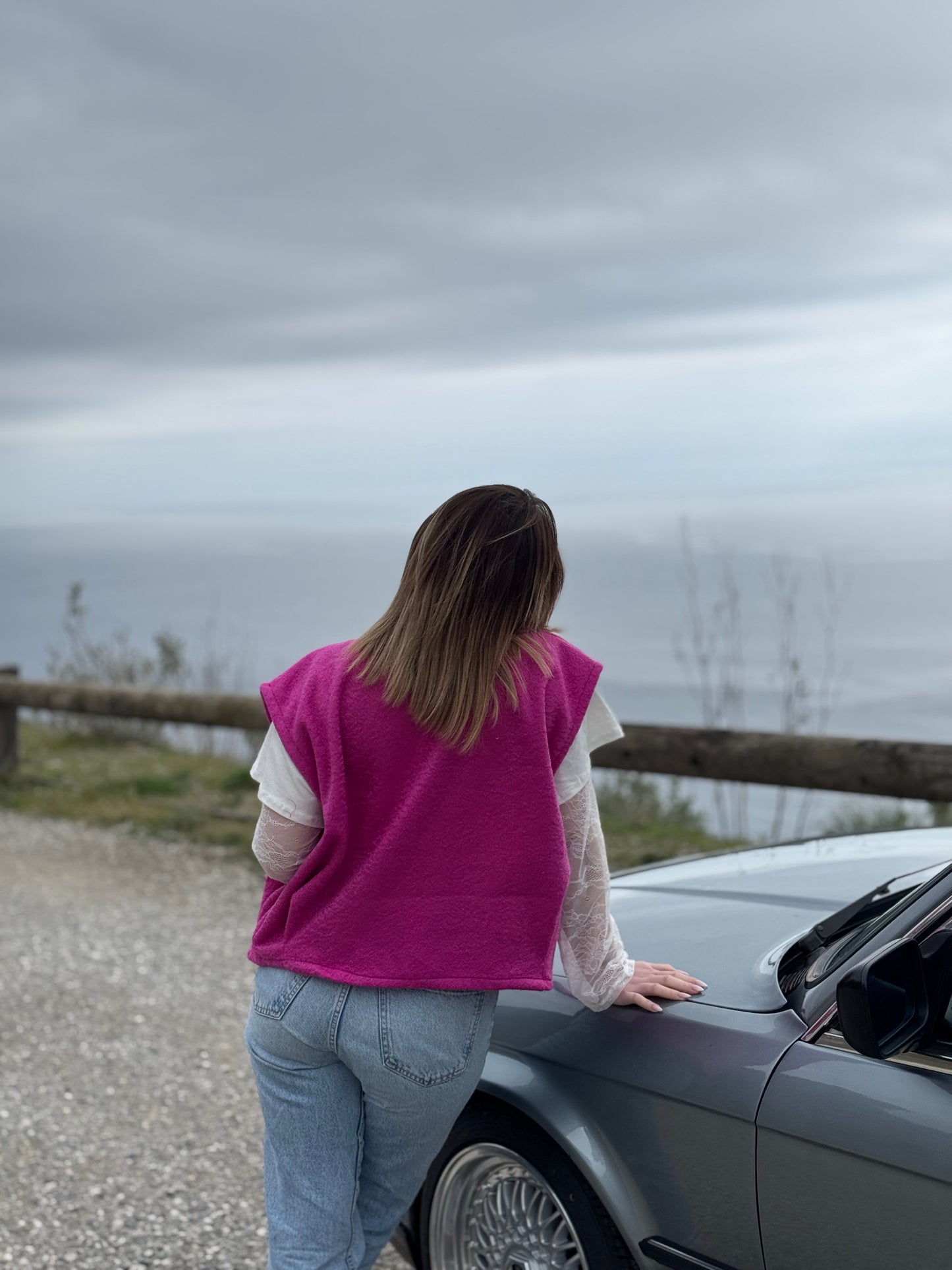 VESTE GIULIA FUSHIA