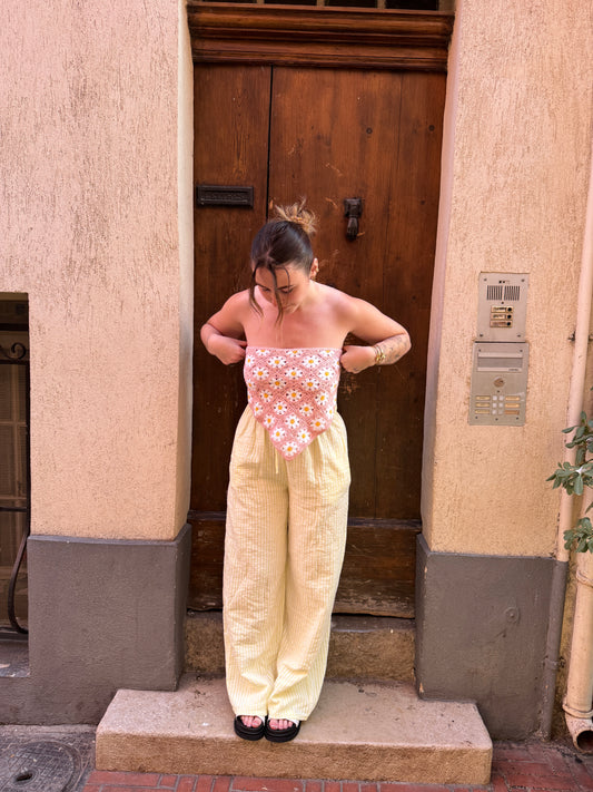 PANTALON GAZE DE COTON